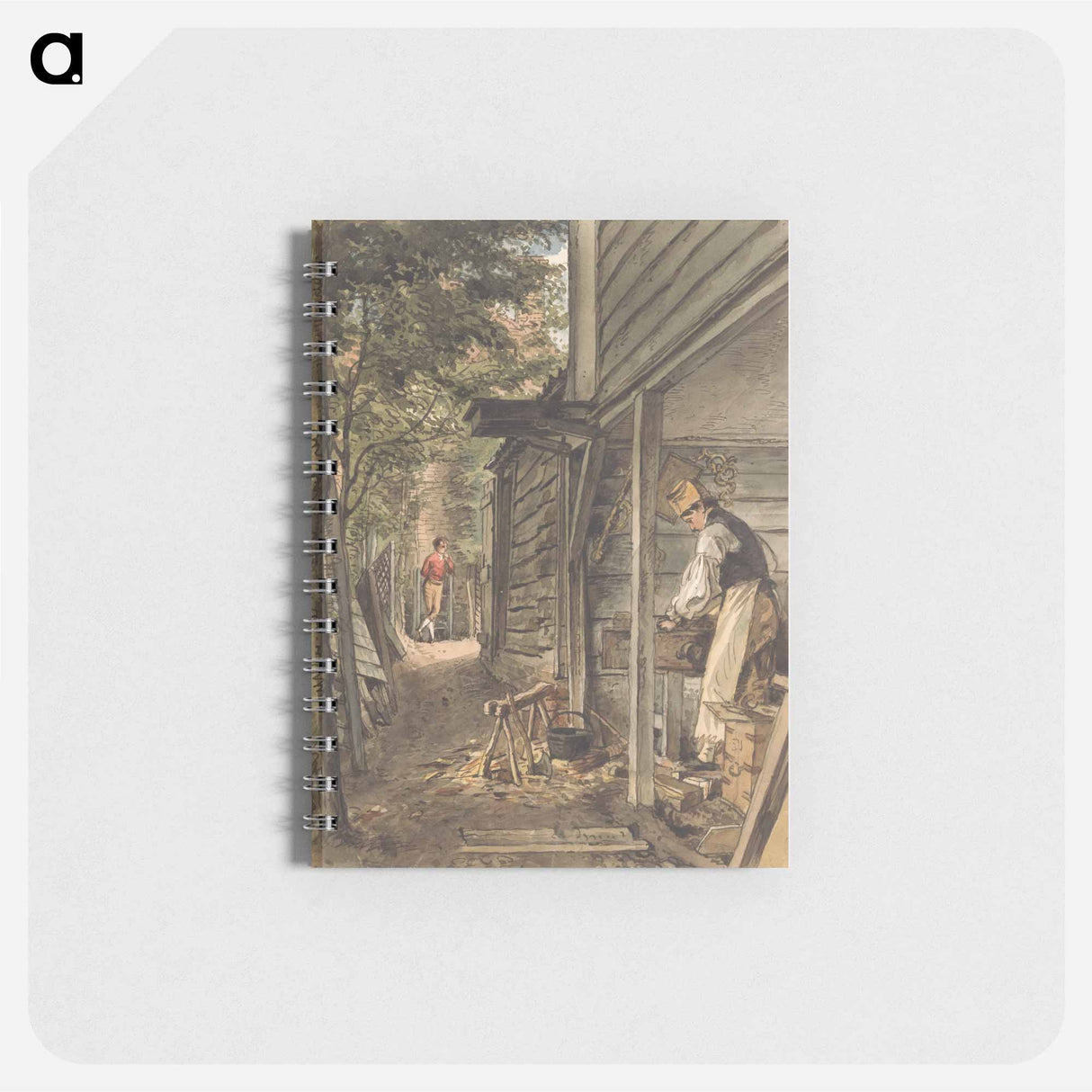 アートメモ帳-Dr. Munro's Carpenter at Work - ウィリアム ヘンリー ハント Memo.