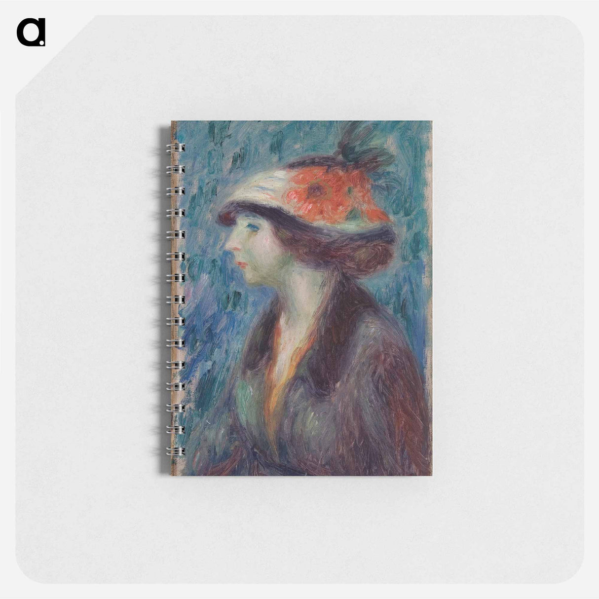 Girl with Flowered Hat - ウィリアム ジェームス グラッケンズ Memo.