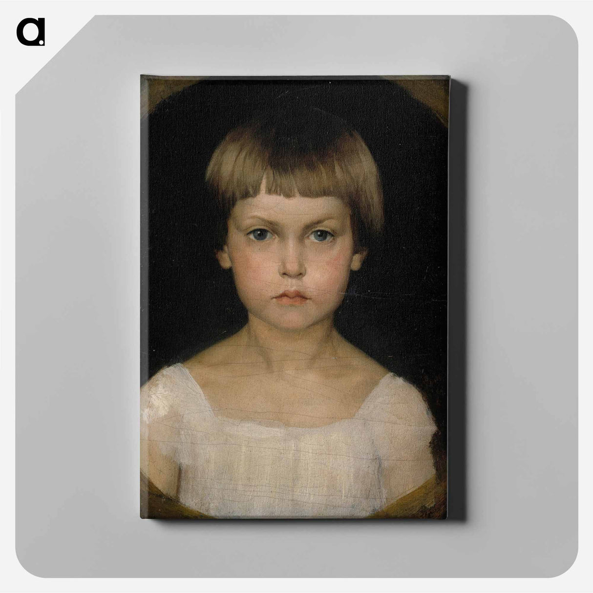 Portrait of the artist's sister Berta Edelfelt - アルバート エーデルフェルト Canvas.