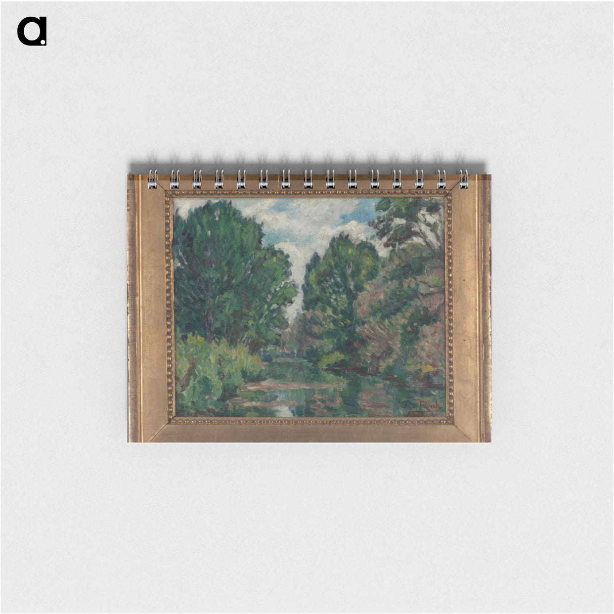 River landscape - アルフレッド ウィリアム フィンチ Memo.