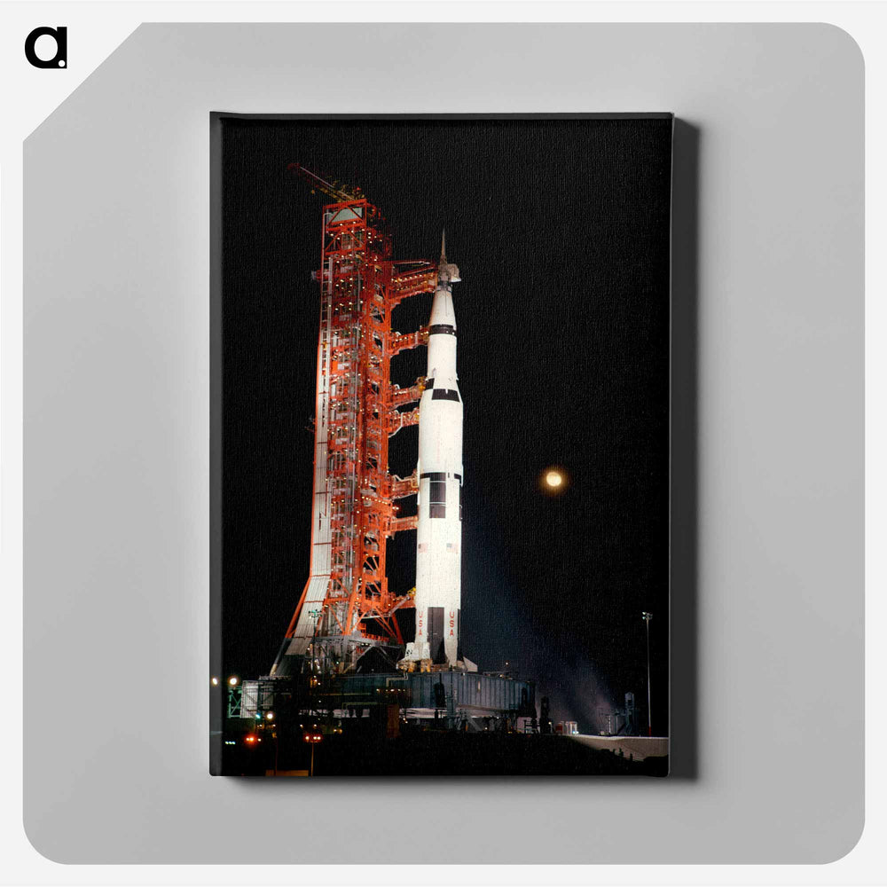 APOLLO XII - countdown demonstration test - Apollo Moon Landing Canvas.