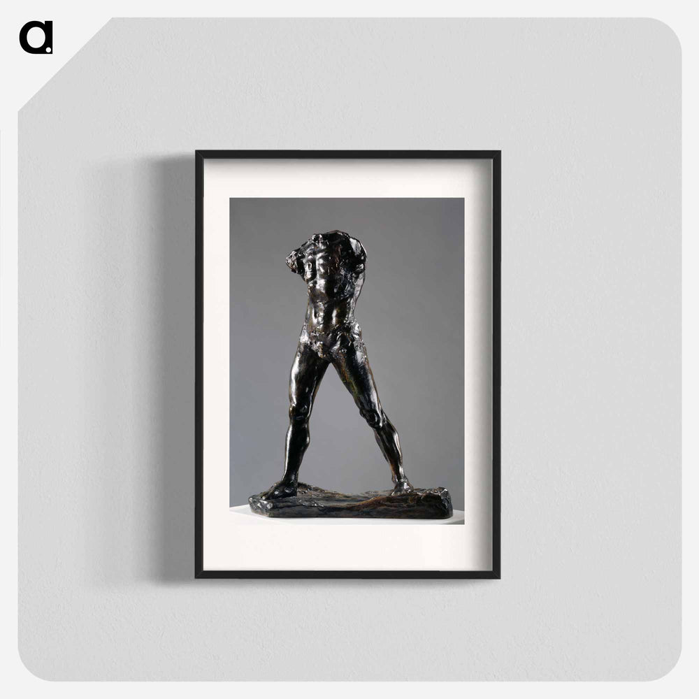The walking man - Auguste Rodin Poster.