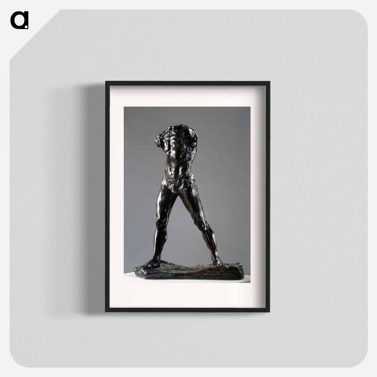 The walking man - Auguste Rodin Poster.