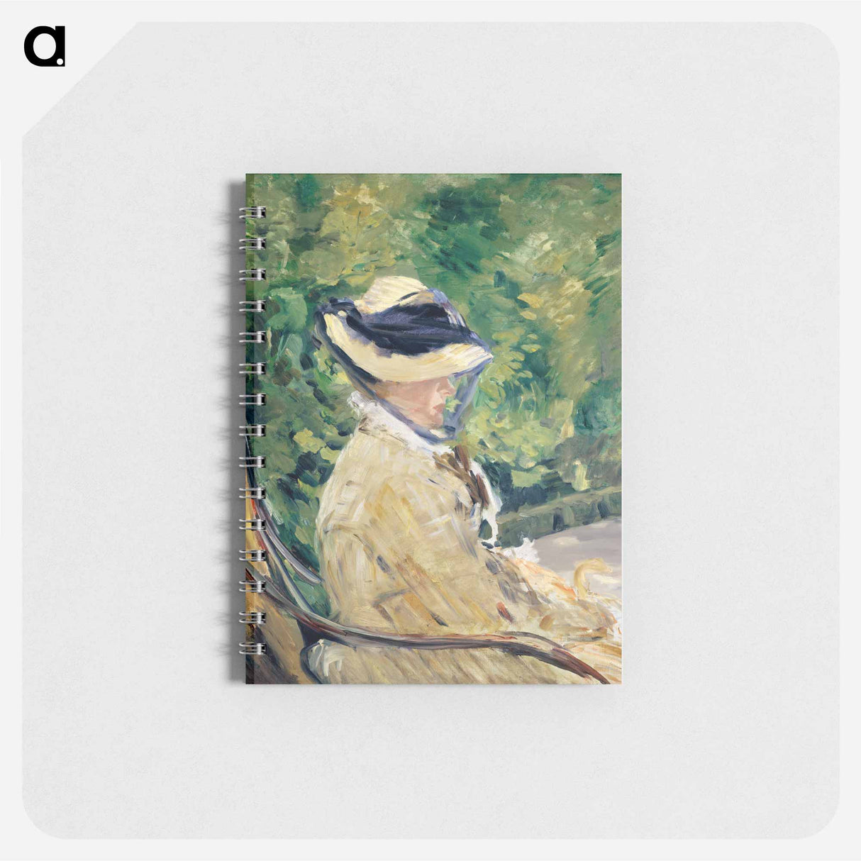 Madame Manet at Bellevue - エドゥアール マネ Memo.