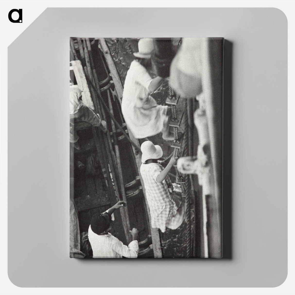 Pitcairn Islanders - エリック リー ジョンソン Canvas.