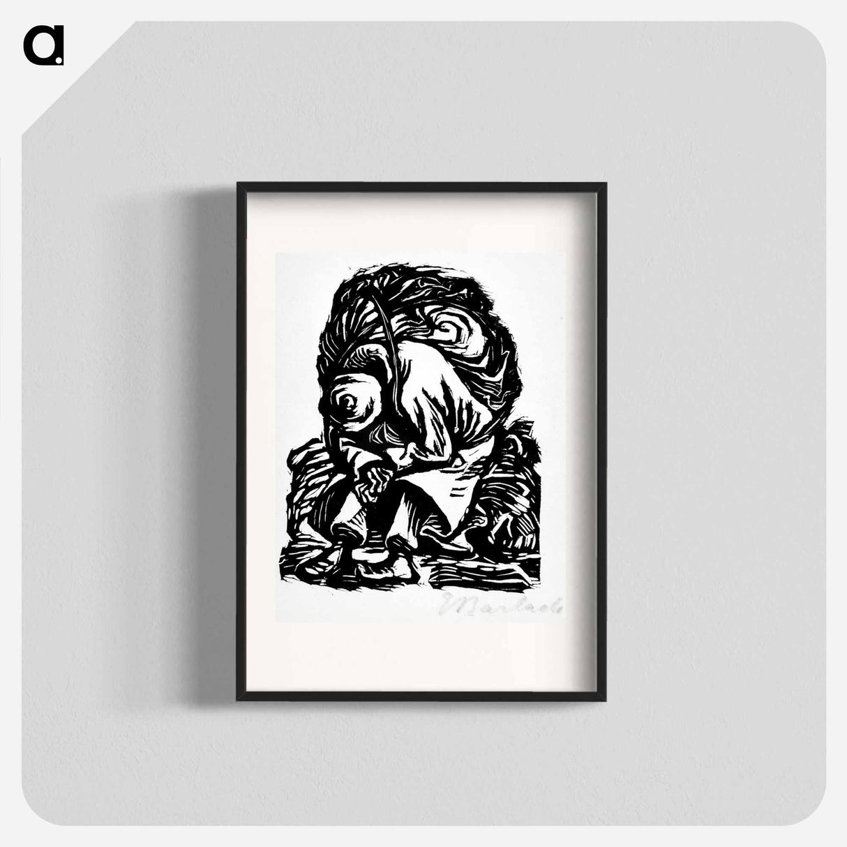 The burden - エルンスト ハインリヒ バルラッハ Poster.