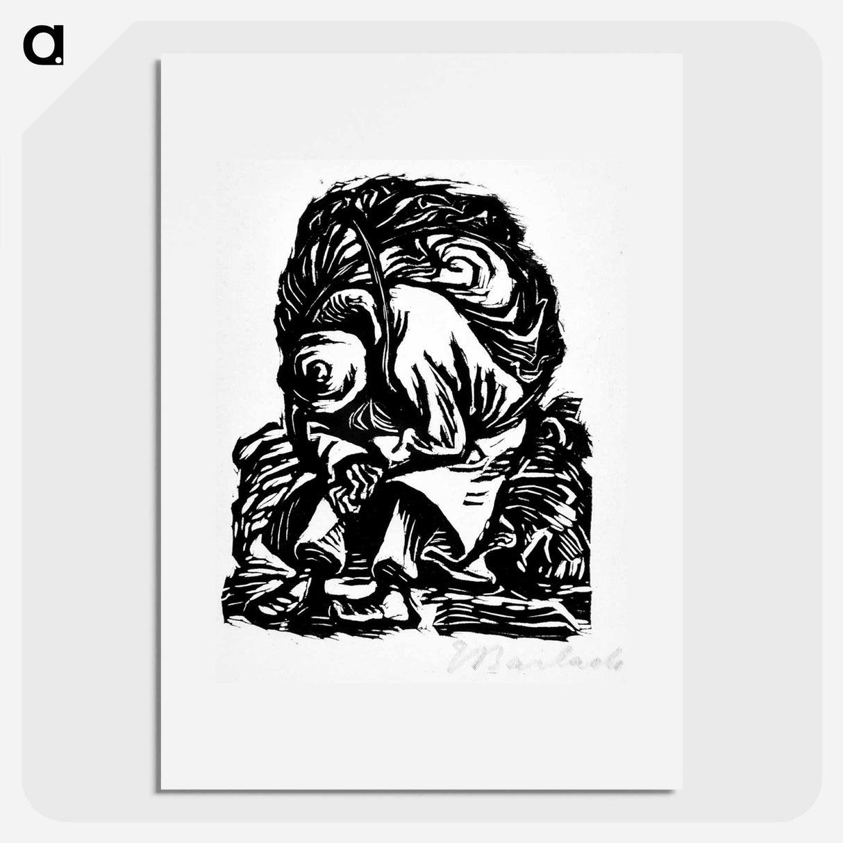 The burden - エルンスト ハインリヒ バルラッハ Poster.