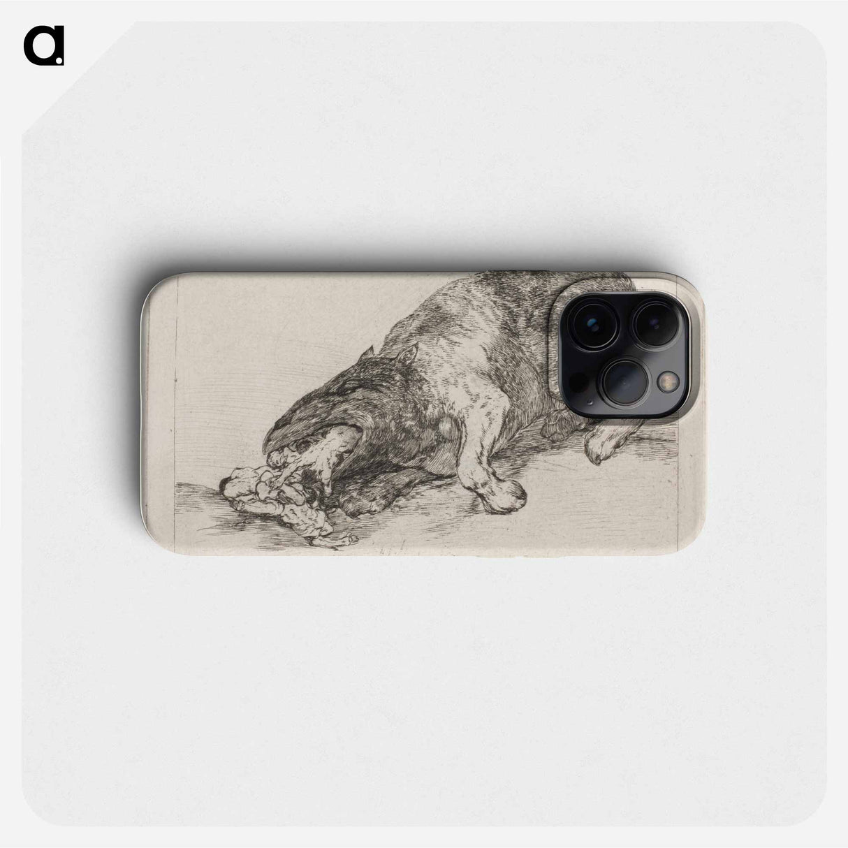 A wild monster - Francisco de Goya Phone Case.