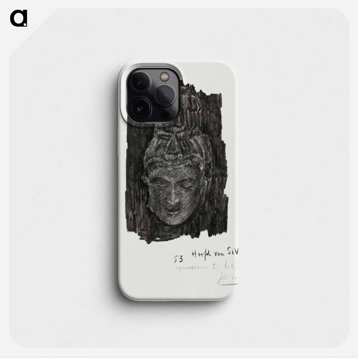 Study of head of Shiva - Jan Toorop Phone Case.