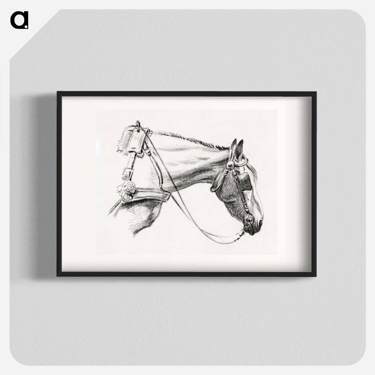 Head of a horse - ジャン ベルナール Poster.