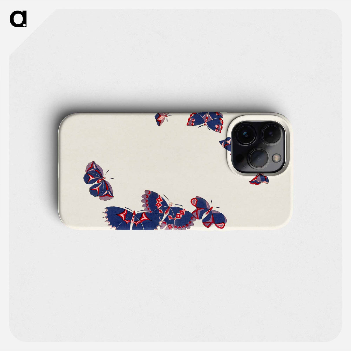 Vintage butterfly - 神坂 雪佳 Phone Case.