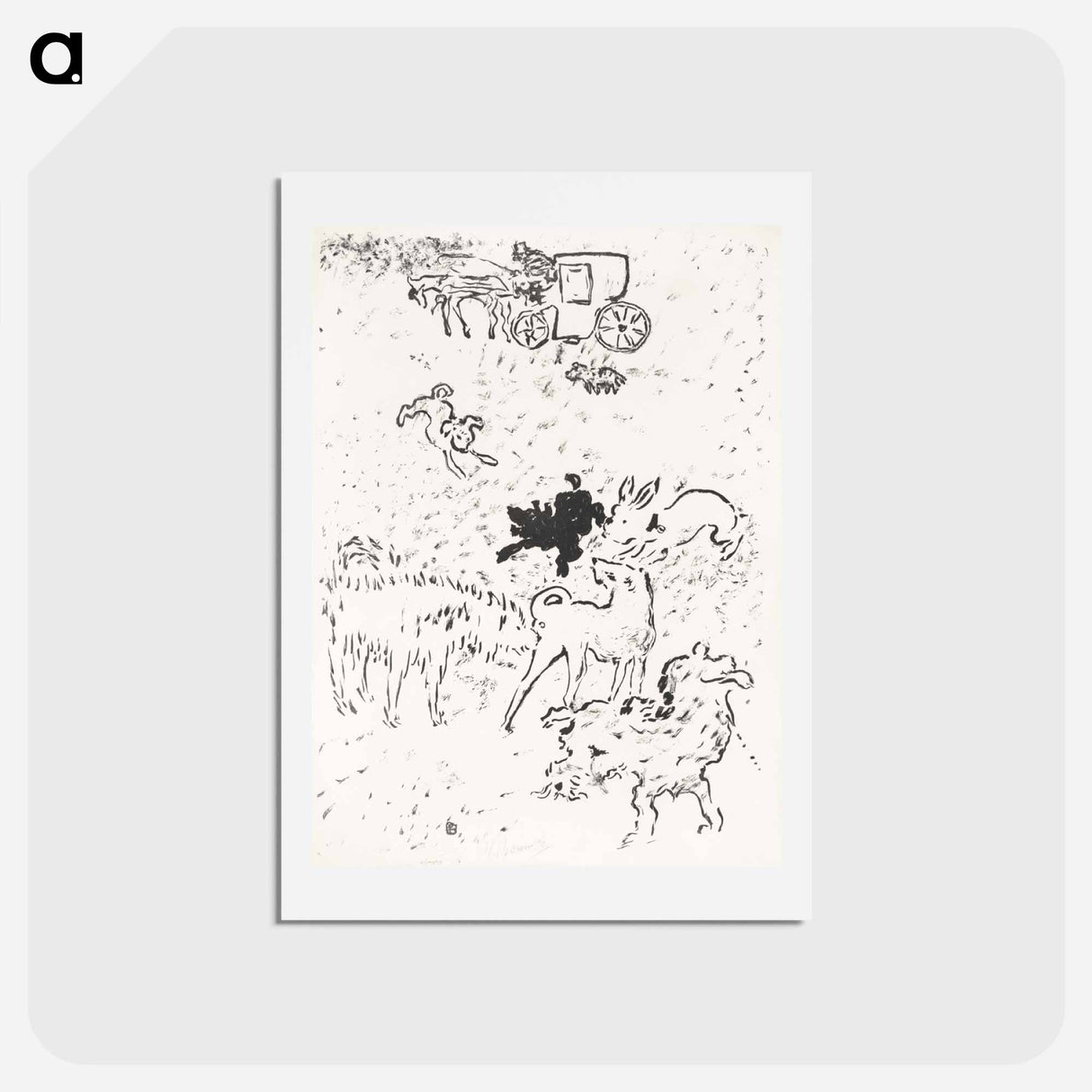 アートポストカード-The Dogs
- ピエール ボナール Postcard.