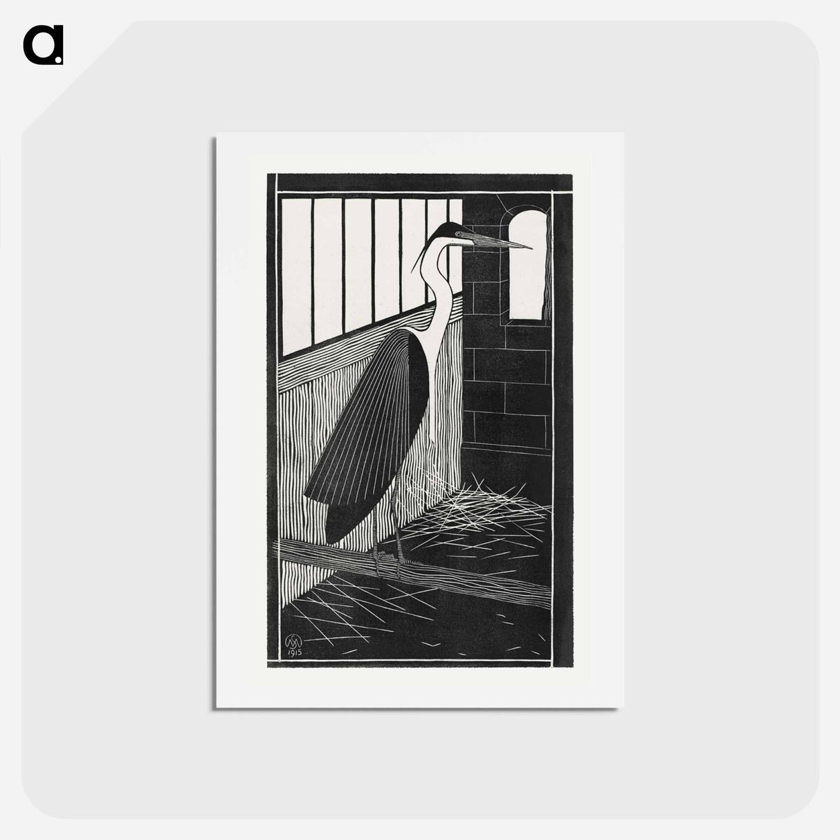 アートポストカード-Giant Heron
- サミュエル ジェスルン Postcard.