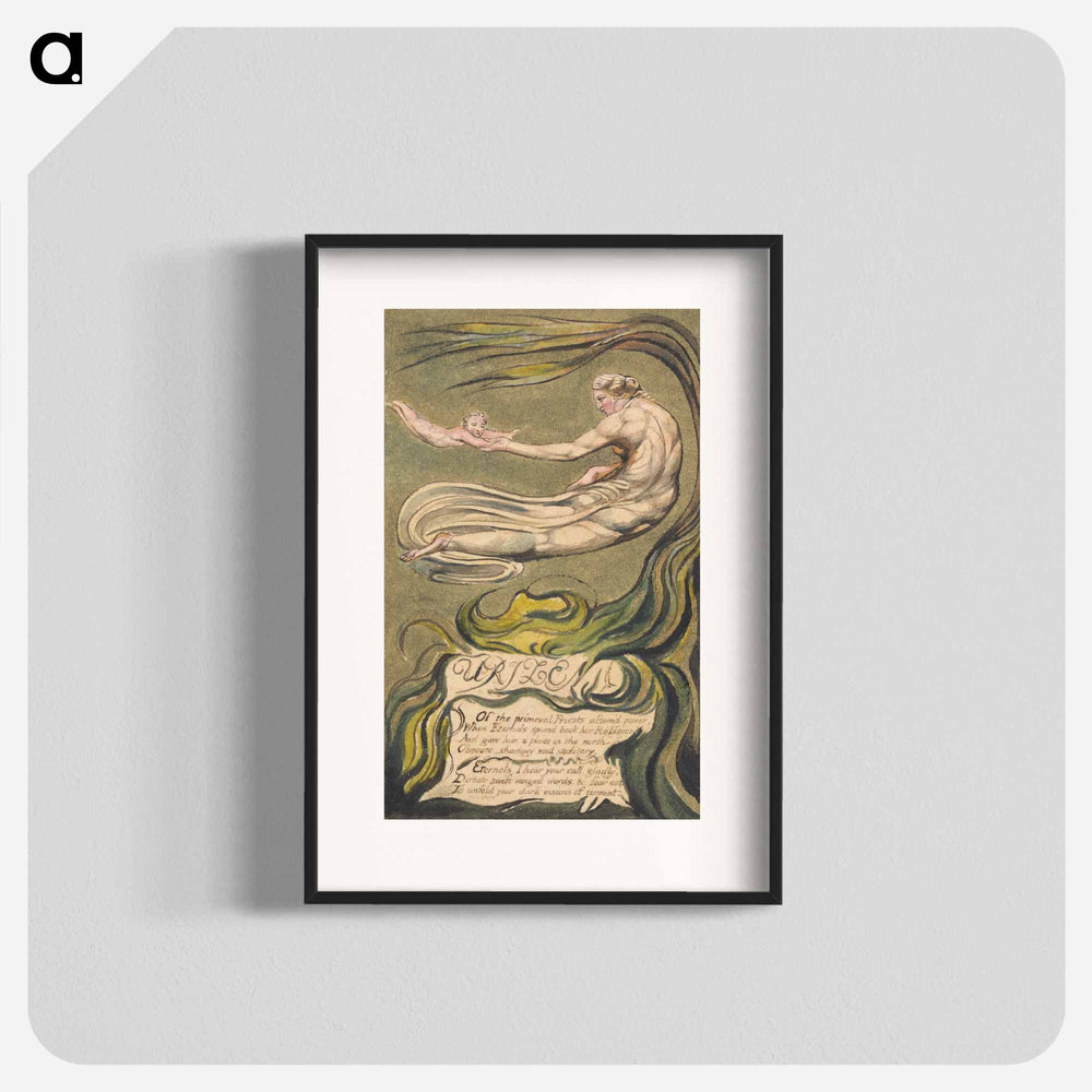 The First Book of Urizen, Plate 2(b) - ウィリアム ブレイク Poster.