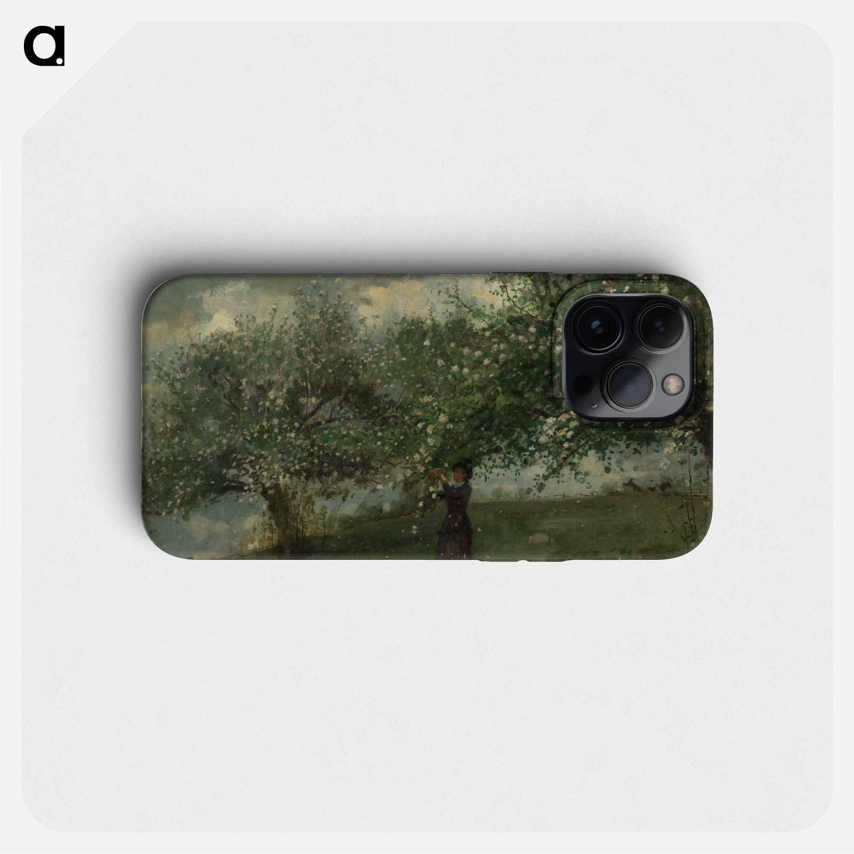 Girl Picking Apple Blossoms - ウィンスロー ホーマー Phone Case.