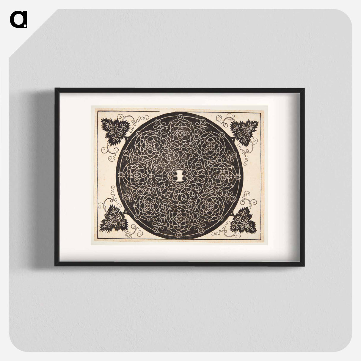 Knob with rounded shield - アルブレヒト デューラー Poster.