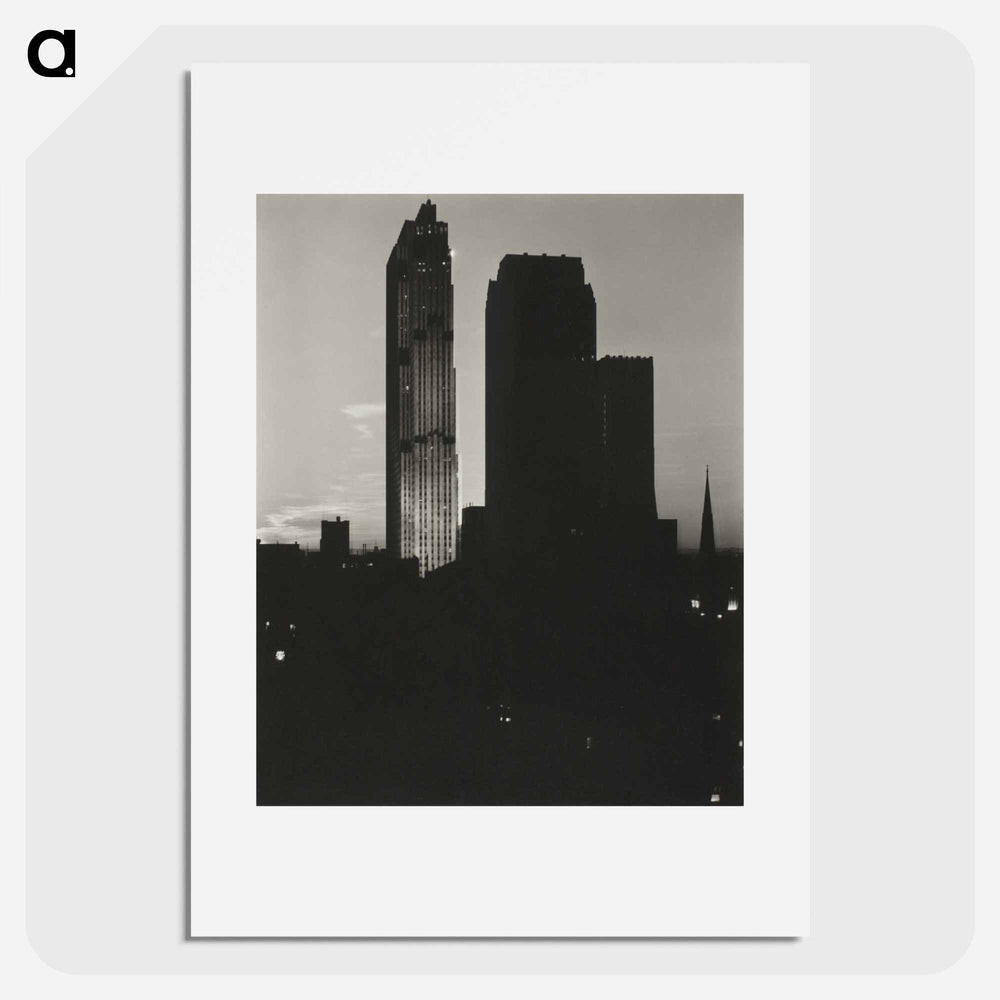 New York from the Shelton - アルフレッド スティーグリッツ Poster.