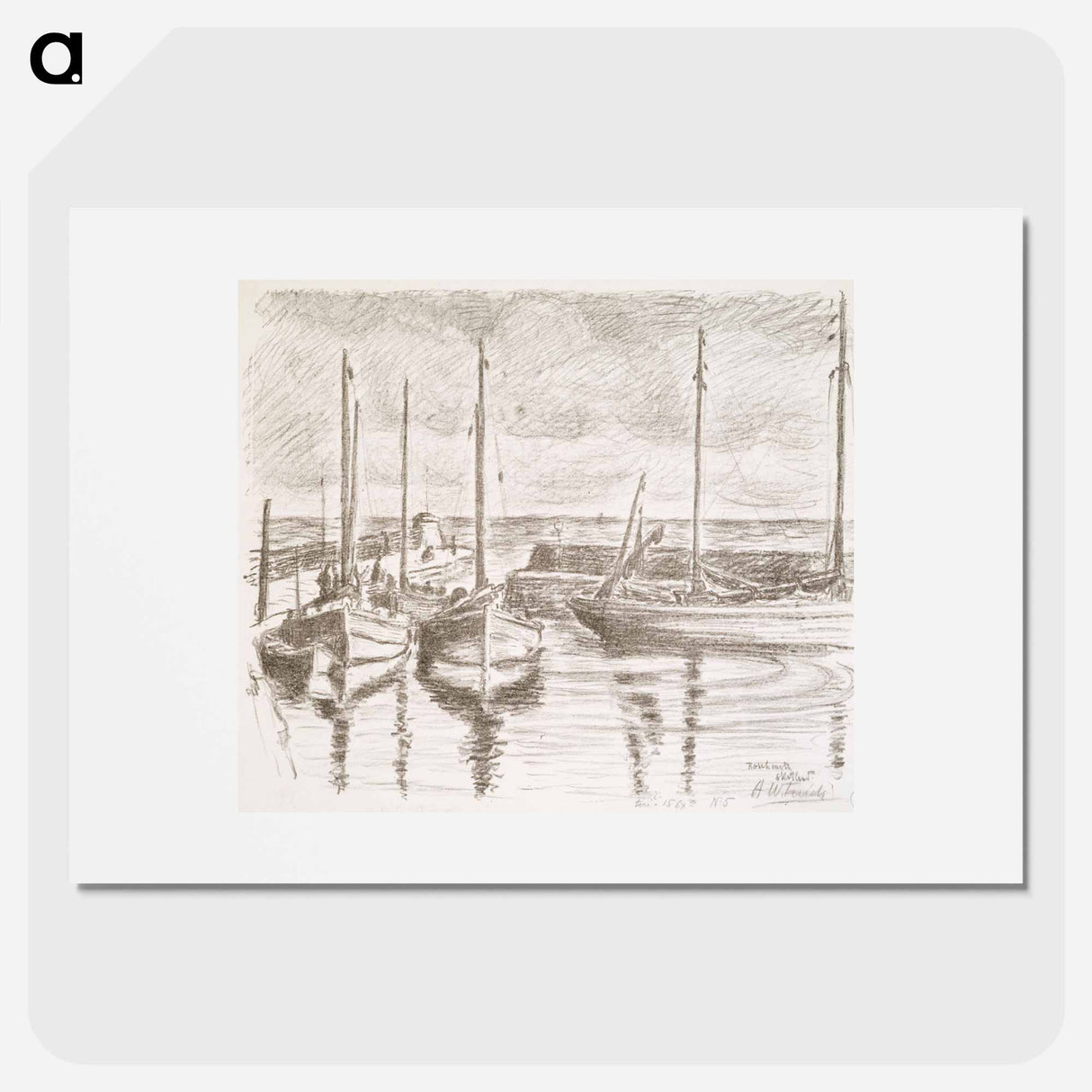 Roschevety, skotlanti - アルフレッド ウィリアム フィンチ Poster.