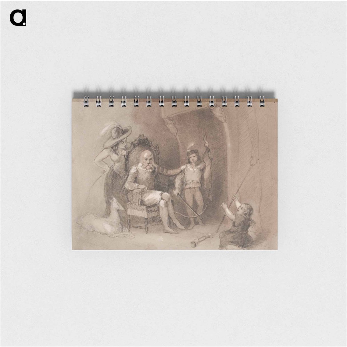 Vanha mies istumassa karmituolissa takan edessä - アンダース エクマン Memo.