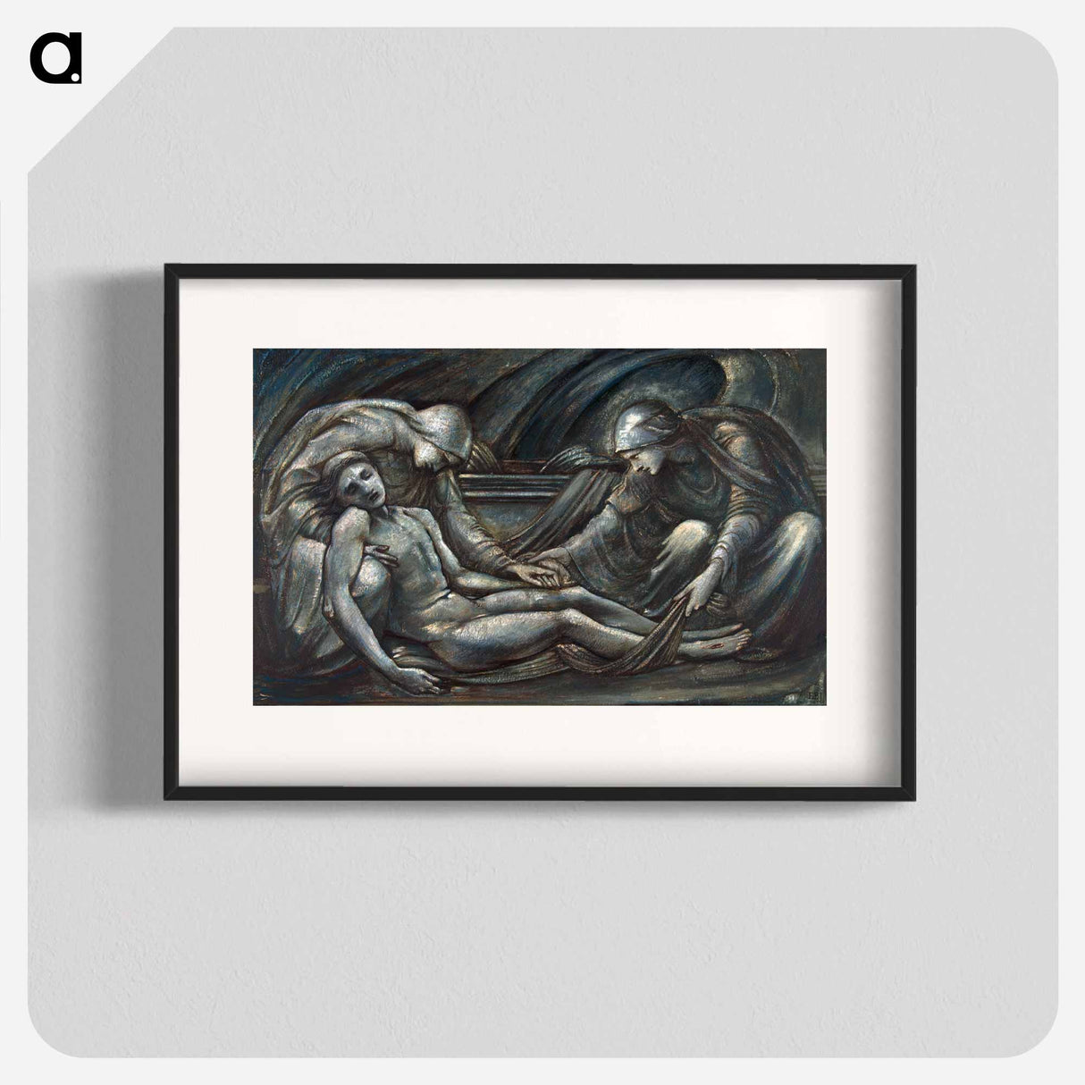 The Entombment - エドワード バーン ジョーンズ Poster.