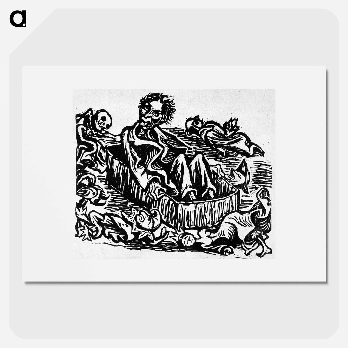 Desperate puppeteer - エルンスト ハインリヒ バルラッハ Poster.