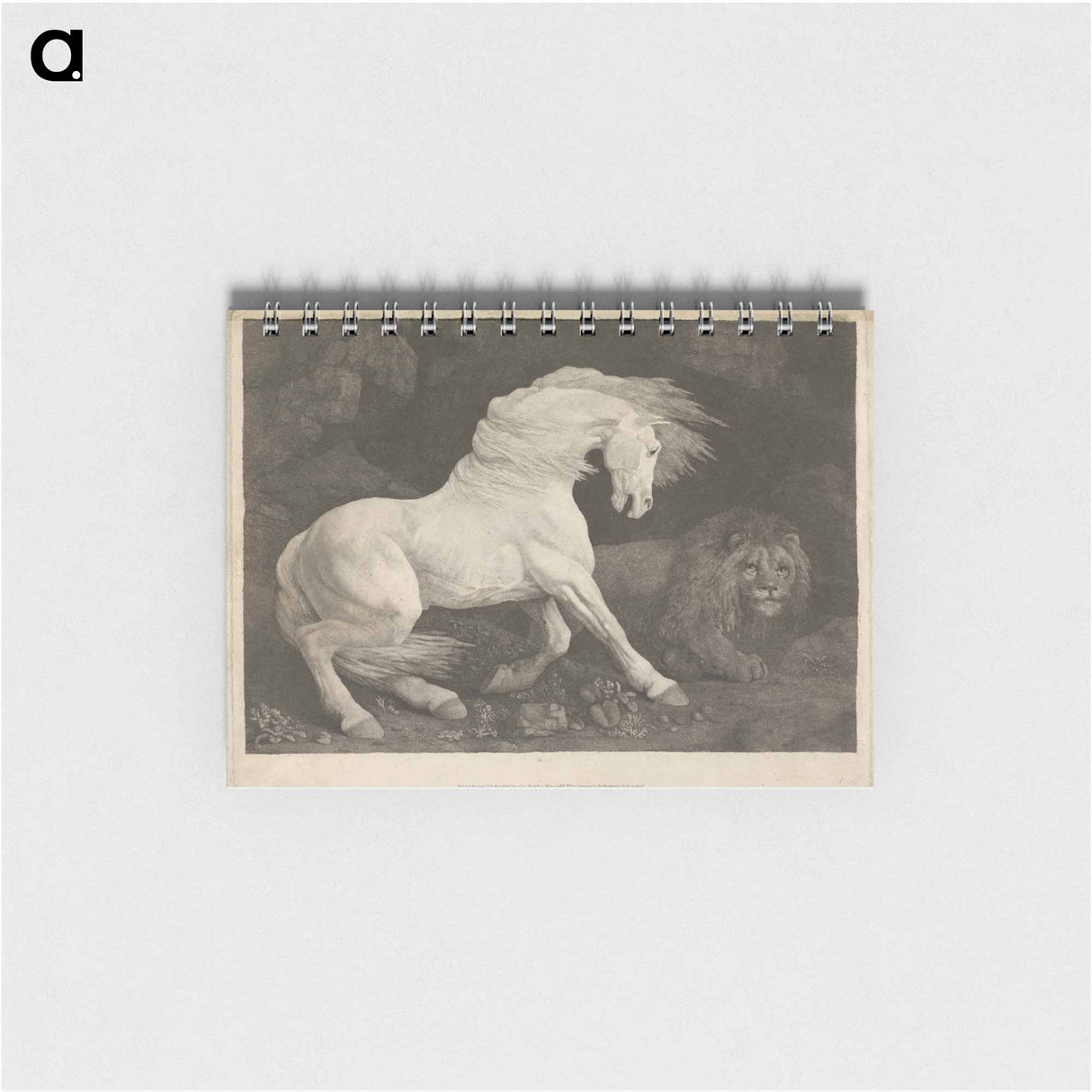 アートメモ帳-A Horse Affrighted by a Lion
- ジョージ スタッブス Memo.