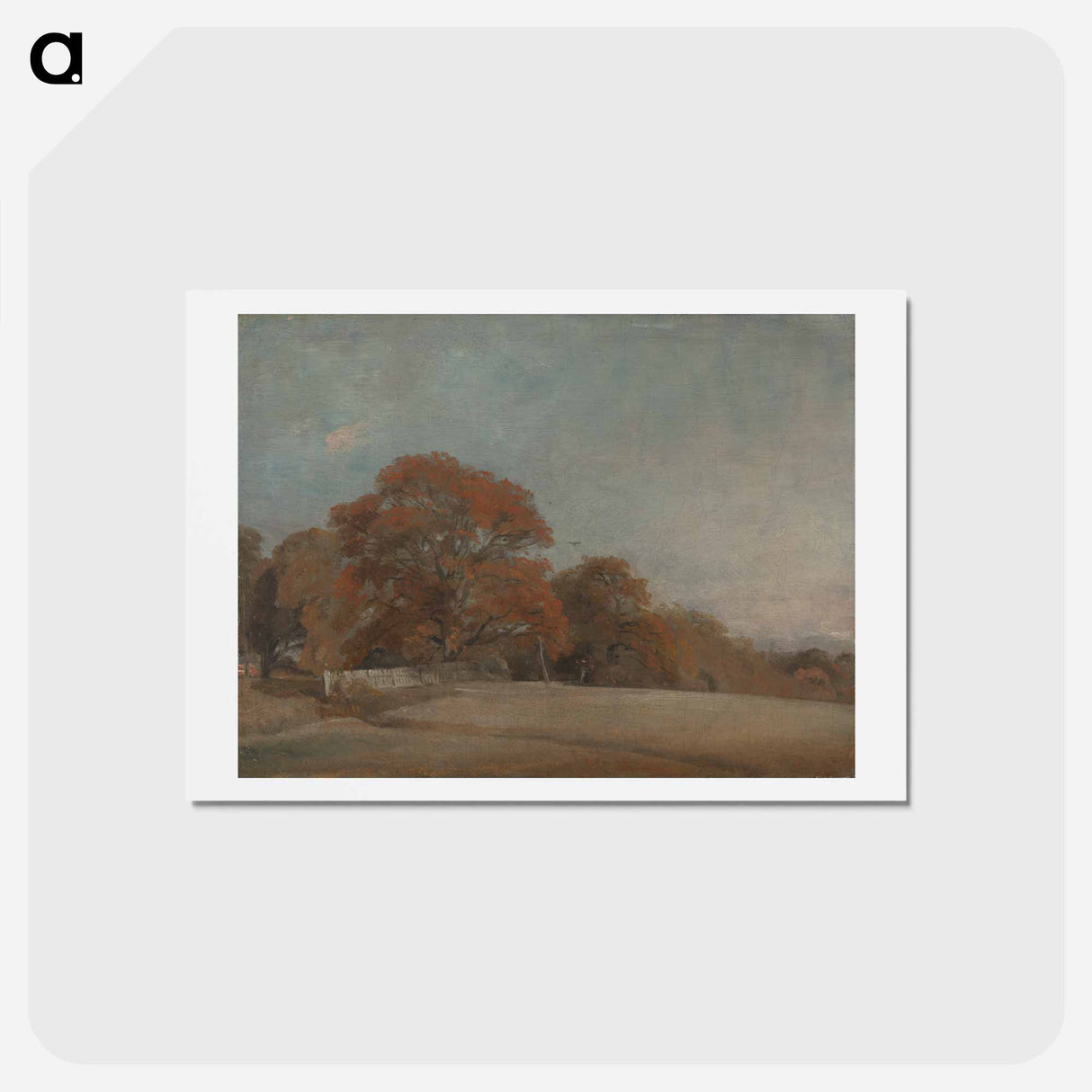アートポストカード-An Autumnal Landscape at East Bergholt
- ジョン コンスタブル Postcard.