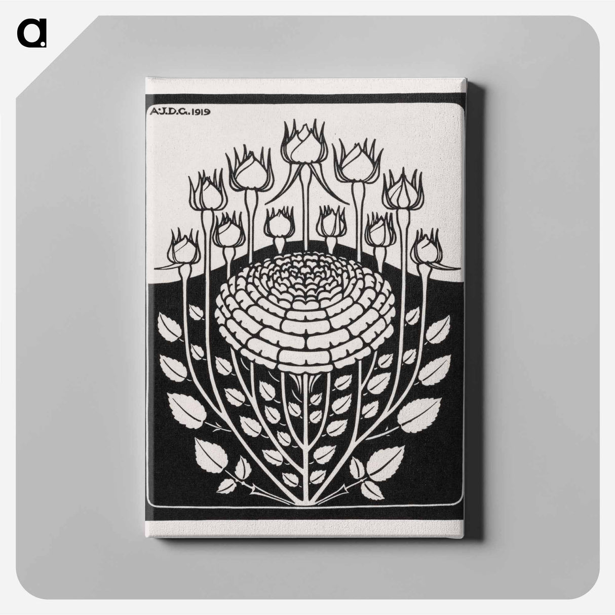 Rose bush - ユリー デ フラーハ Canvas.