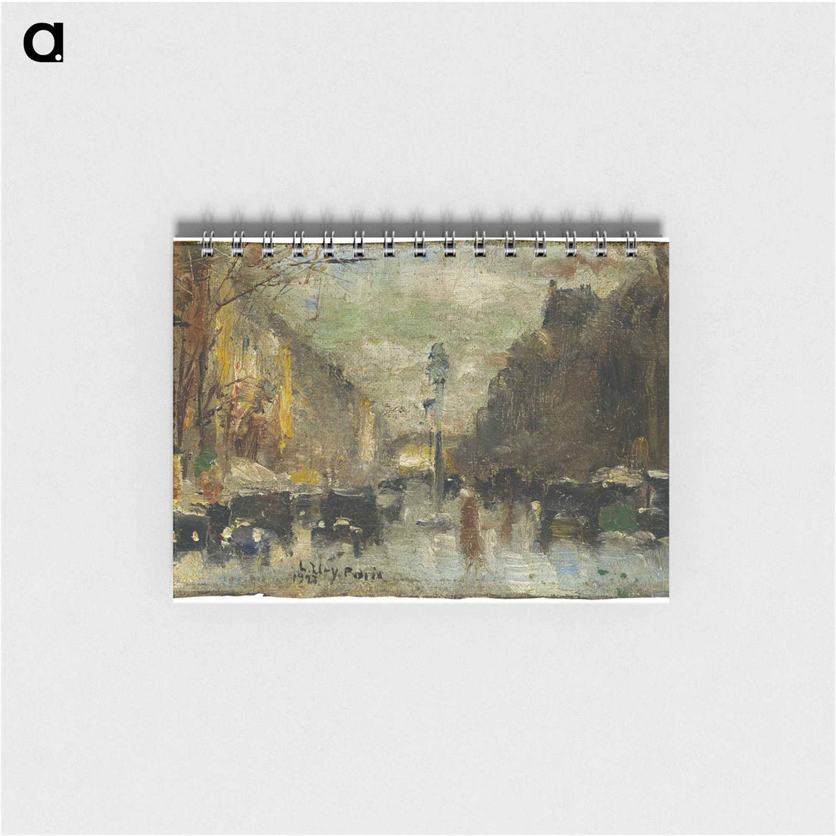 アートメモ帳-Boulevard in Paris - レッサー ユリィ Memo.
