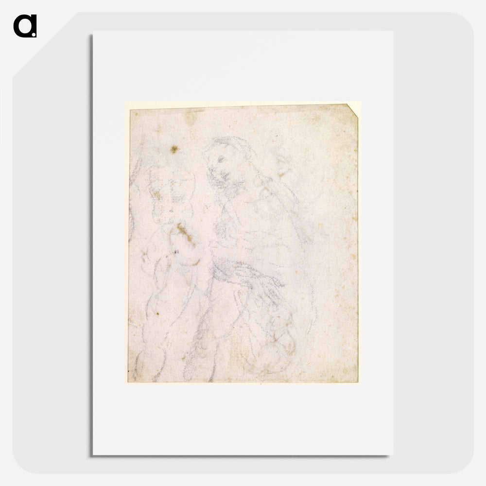 Leonardo da Vinci's Study of a Madonna - Leonardo da Vinci Poster.