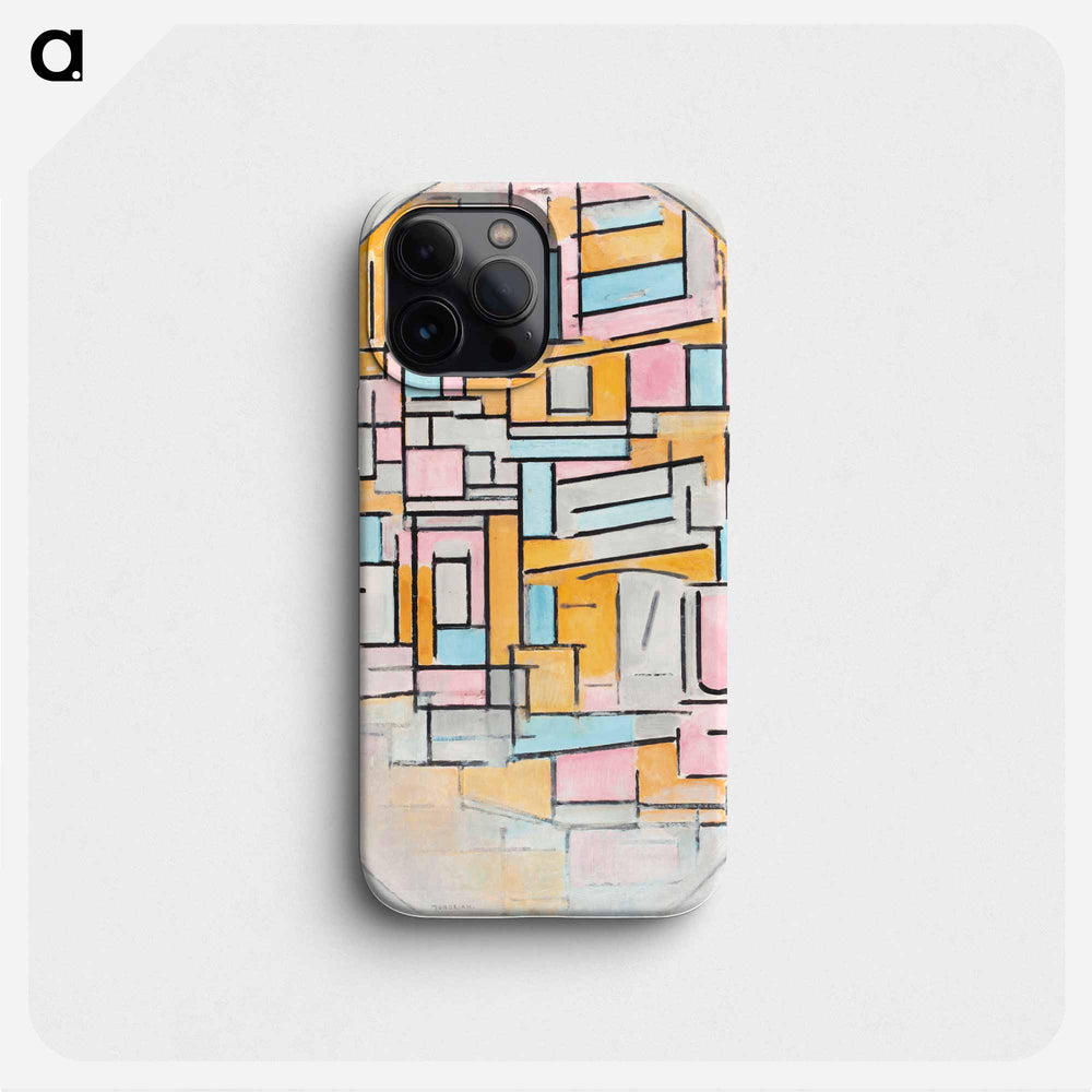 Composition with Oval in Color Planes II - Piet Mondrian Phone Case.