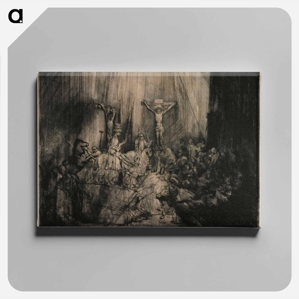 Rembrandt van Rijn's large oblong plate - レンブラント ファン レイン Canvas.