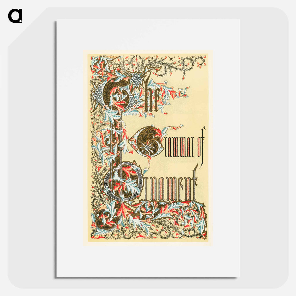 アートポスター-Nineteenth-Century Ornament
- 装飾の文法 Poster.