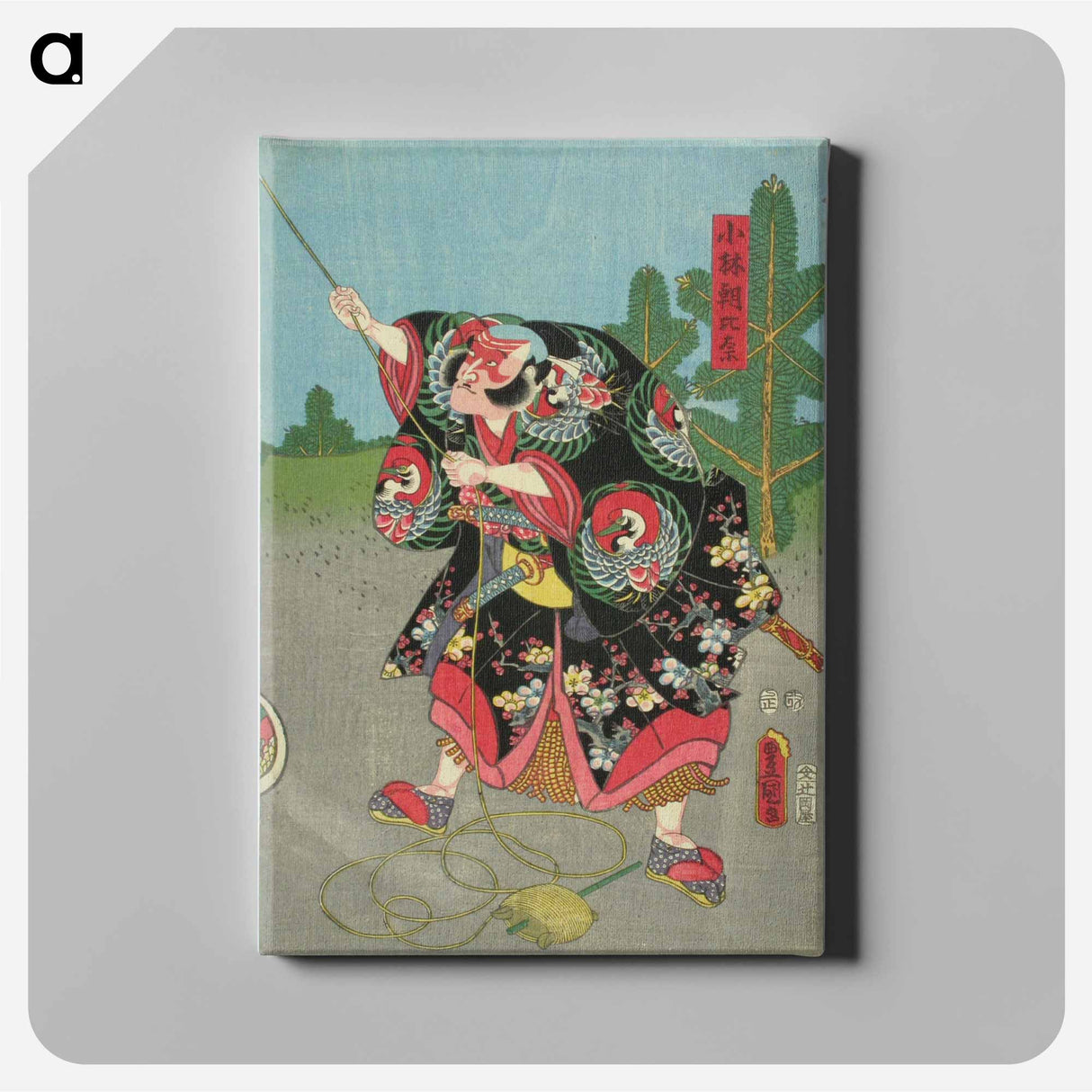 Actor Nakamura Denzo in Azumakagami Soga no Sewagoto
- 歌川 国貞 Canvas.