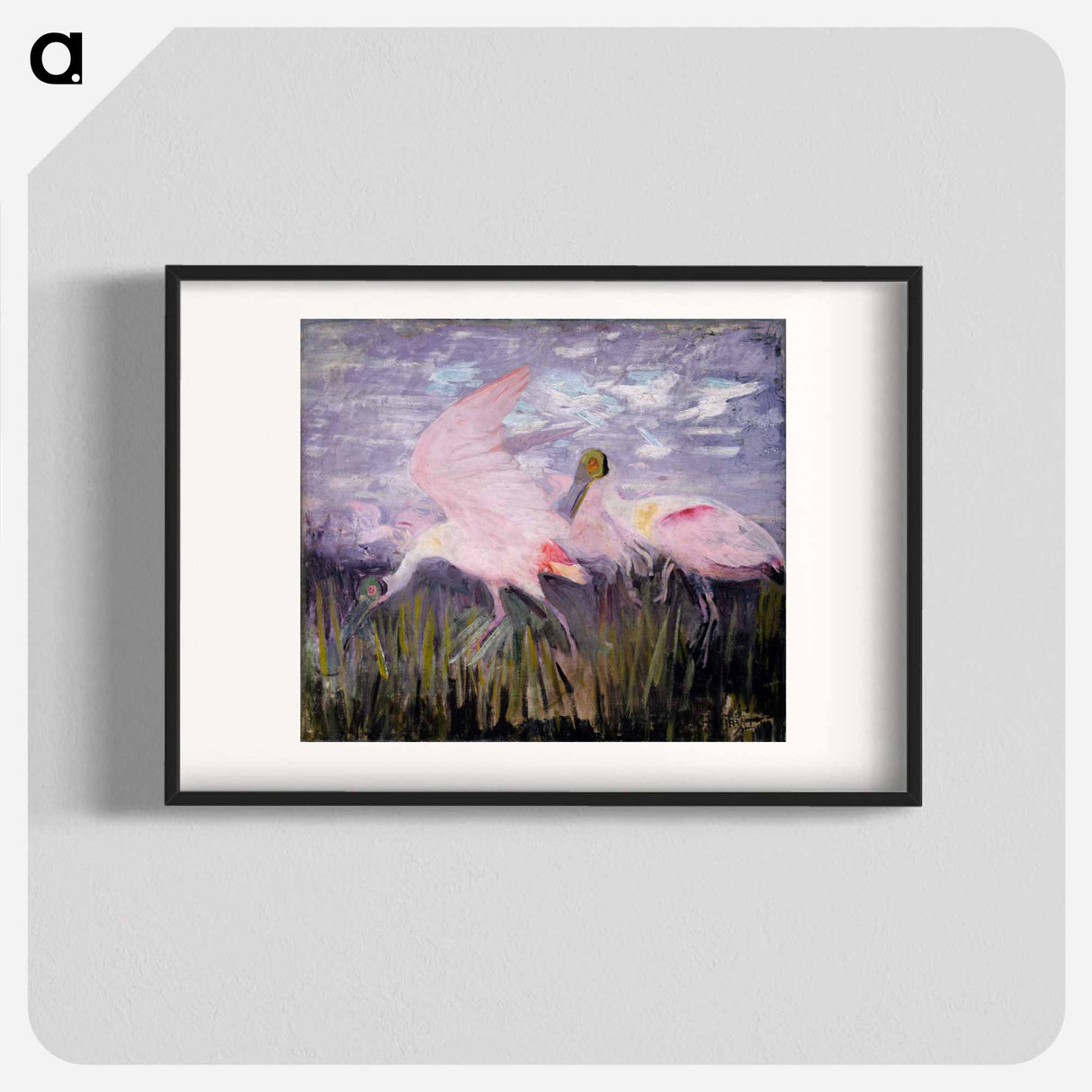Roseate Spoonbills - アボット ハンダーソン セイヤー Poster.