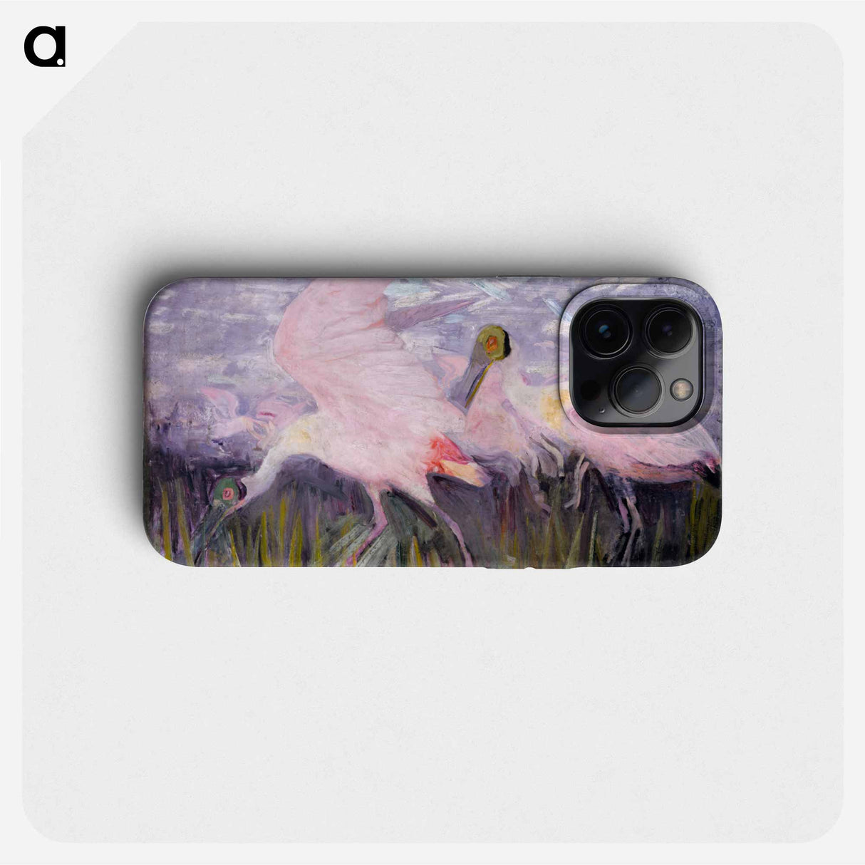 Roseate Spoonbills - アボット ハンダーソン セイヤー Phone Case.
