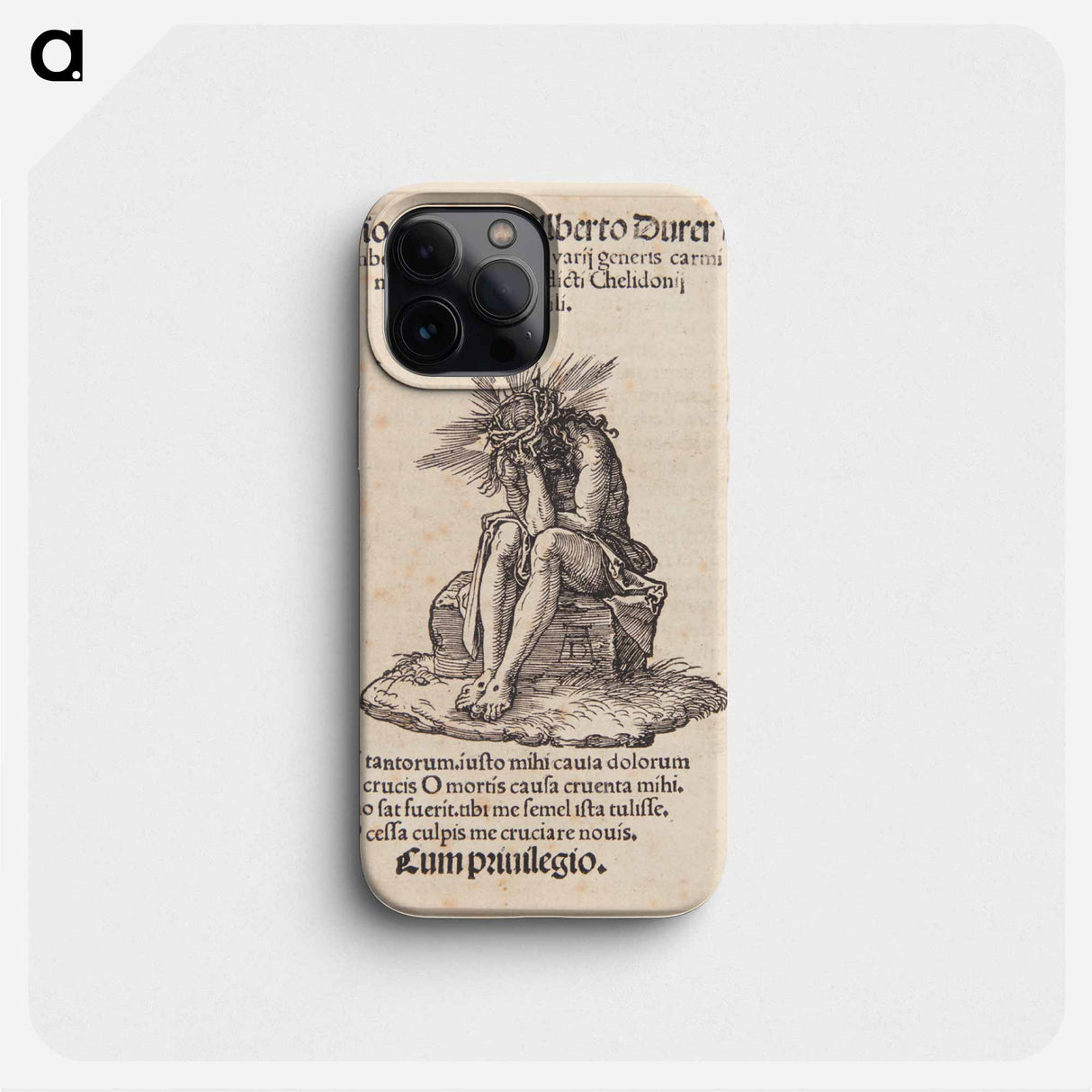 Title page with Christ as a man of sorrows - アルブレヒト デューラー Phone Case.