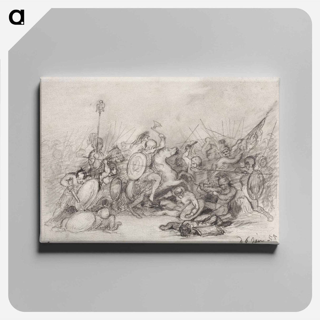 Taistelukohtaus - アンダース エクマン Canvas.