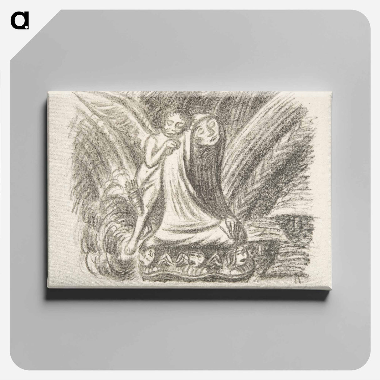 To the moon 4 - エルンスト ハインリヒ バルラッハ Canvas.