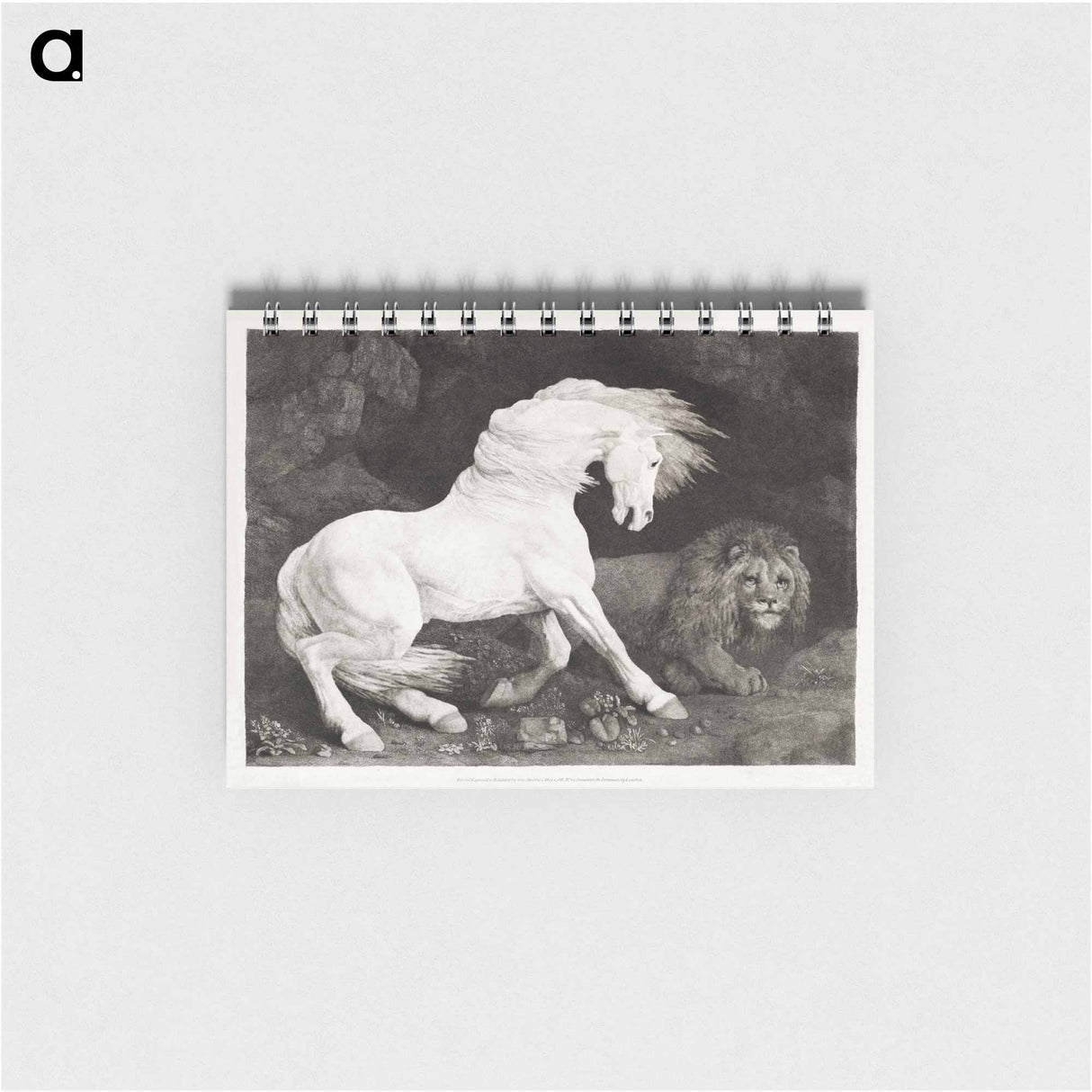 アートメモ帳-A Horse Affrighted at a Lion
- ジョージ スタッブス Memo.
