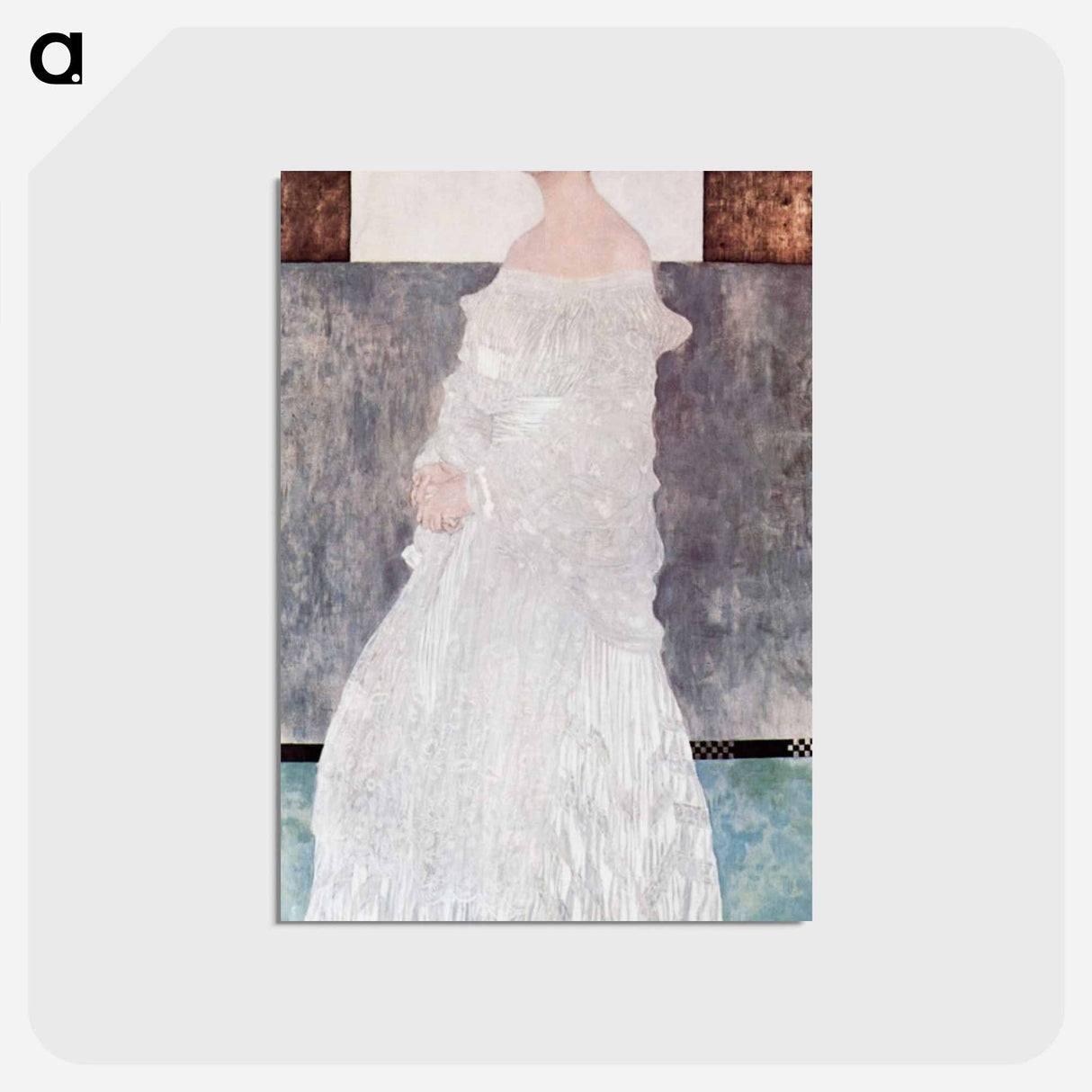 アートポストカード-Portrait of Margaret Stonborough-Wittgenstein - グスタフ クリムト Postcard.
