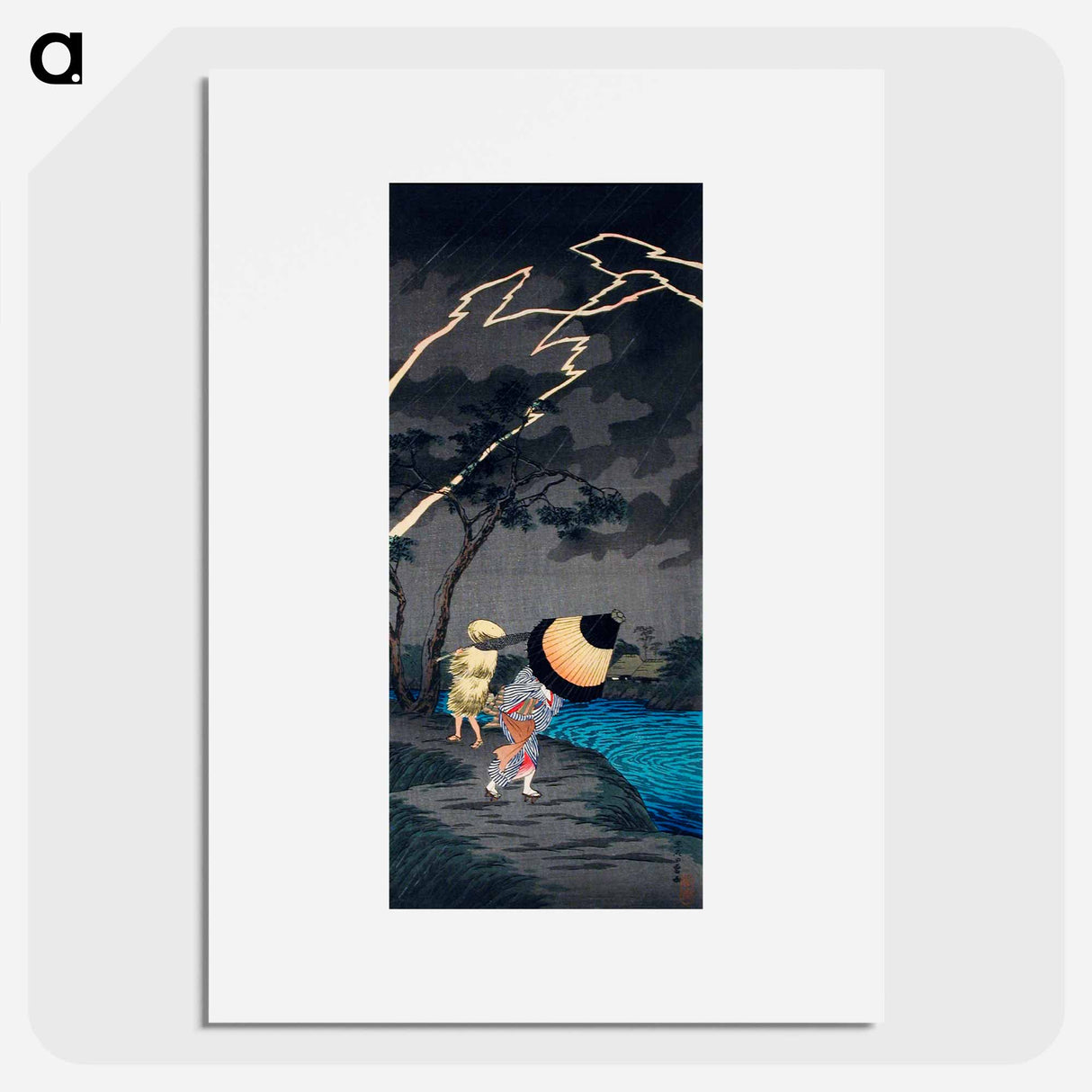 Thunderstorm at Tateishi - 高橋 弘明 Poster.