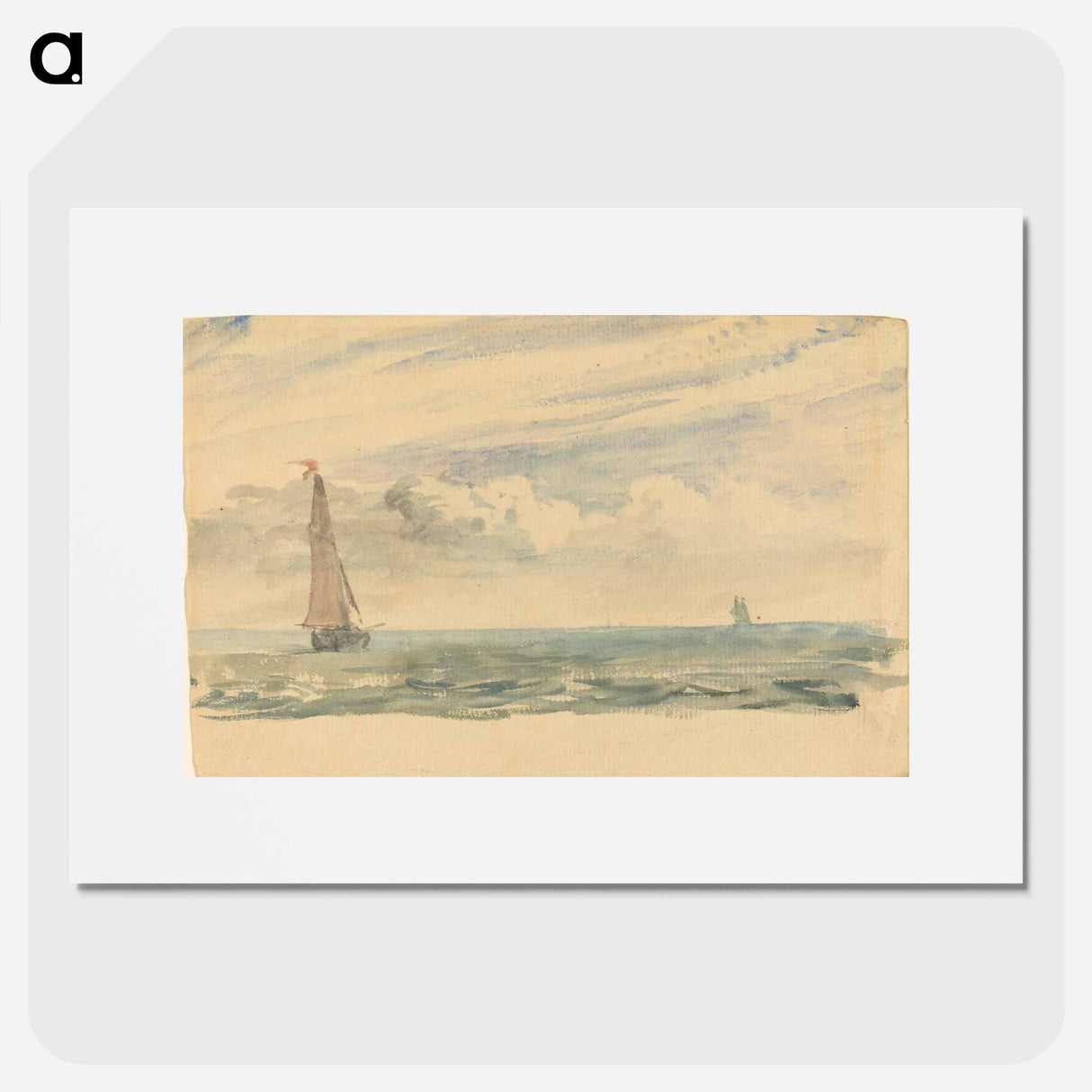Seascape with Two Sail Boats
- ジョン コンスタブル Poster.