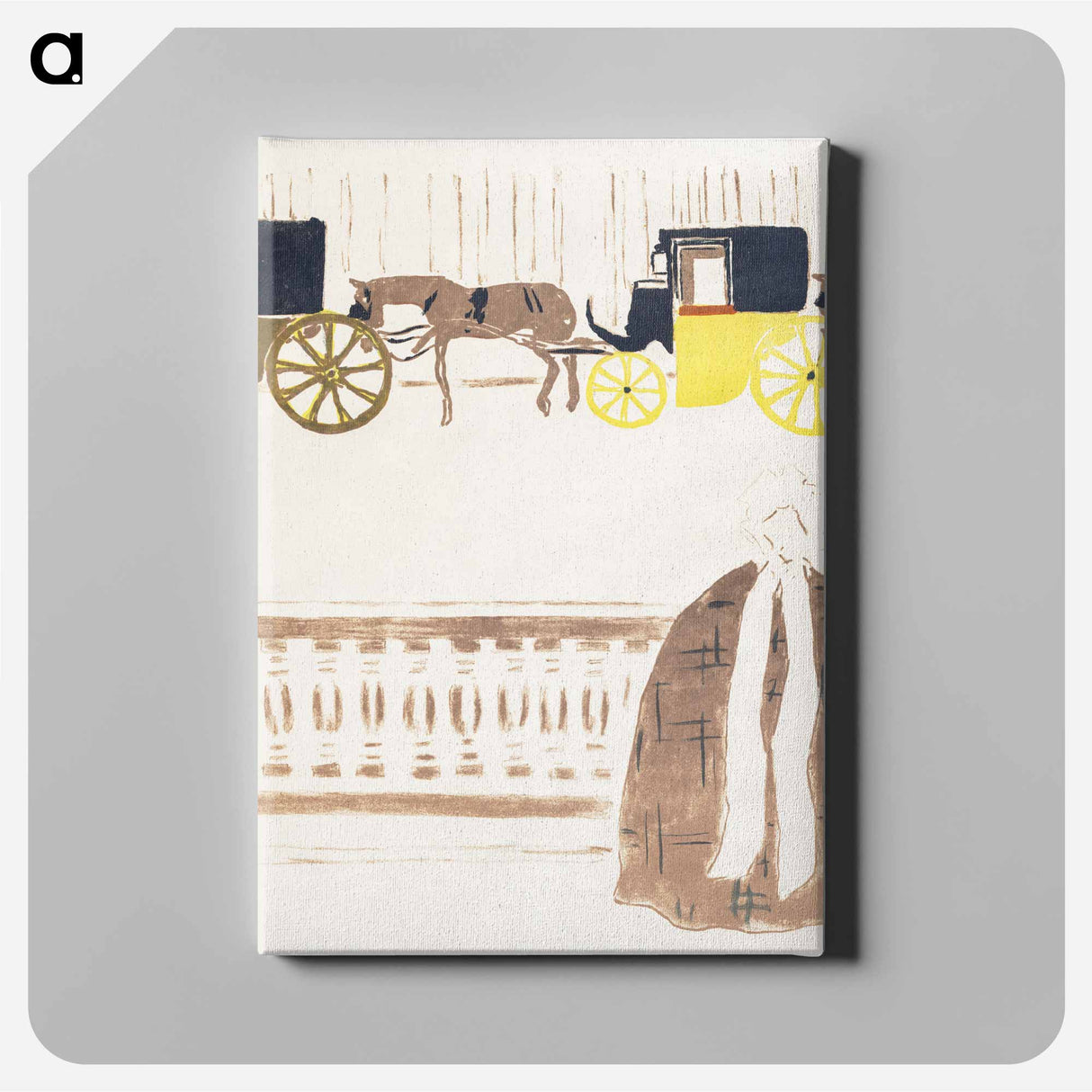 Nursemaids’ Promenade; Frieze of Carriages
- ピエール ボナール Canvas.