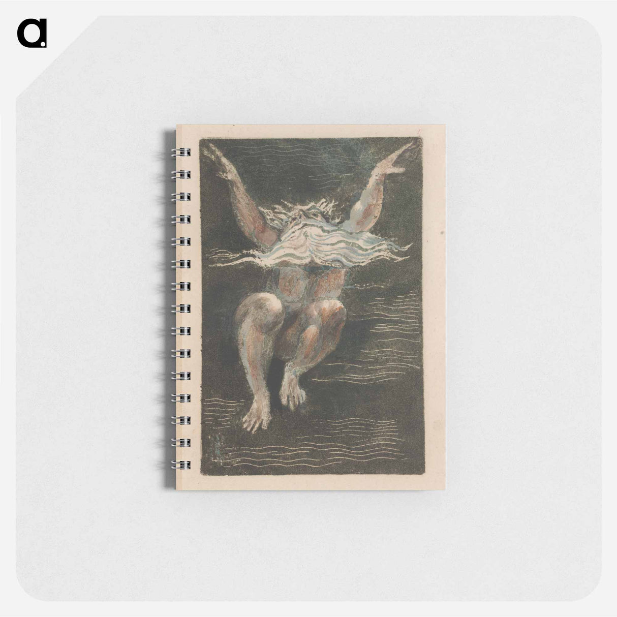The First Book of Urizen, Plate 7 (Bentley 12) - ウィリアム ブレイク Memo.