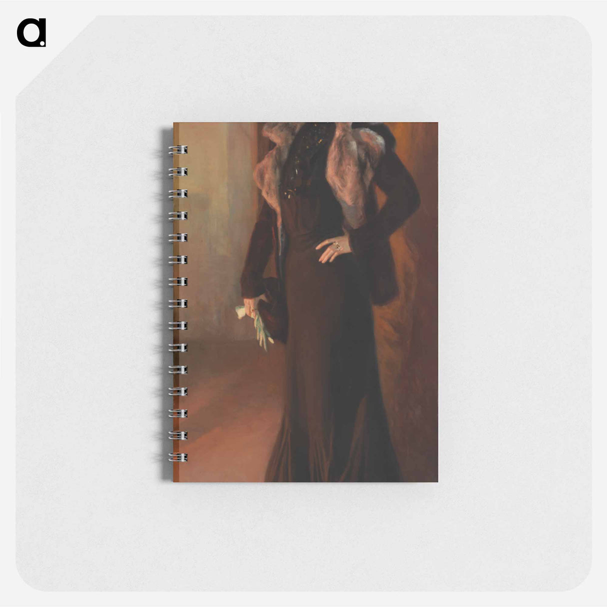 Portrait of the opera singer Aino Ackté - アルバート エーデルフェルト Memo.