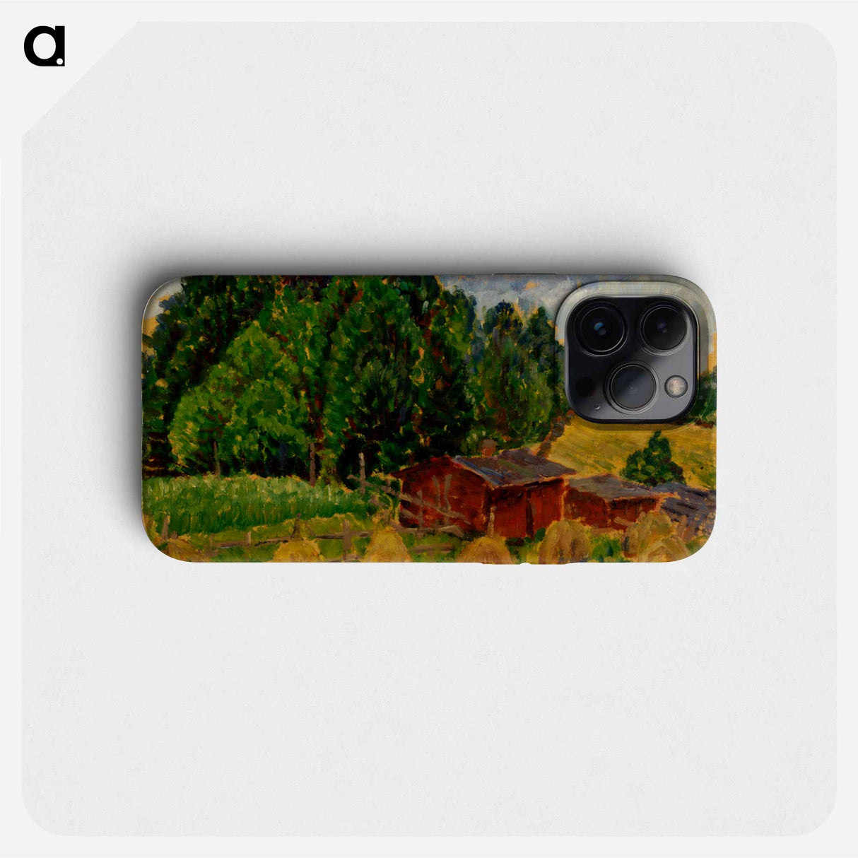 Landscape from padasjoki - アルフレッド ウィリアム フィンチ Phone Case.