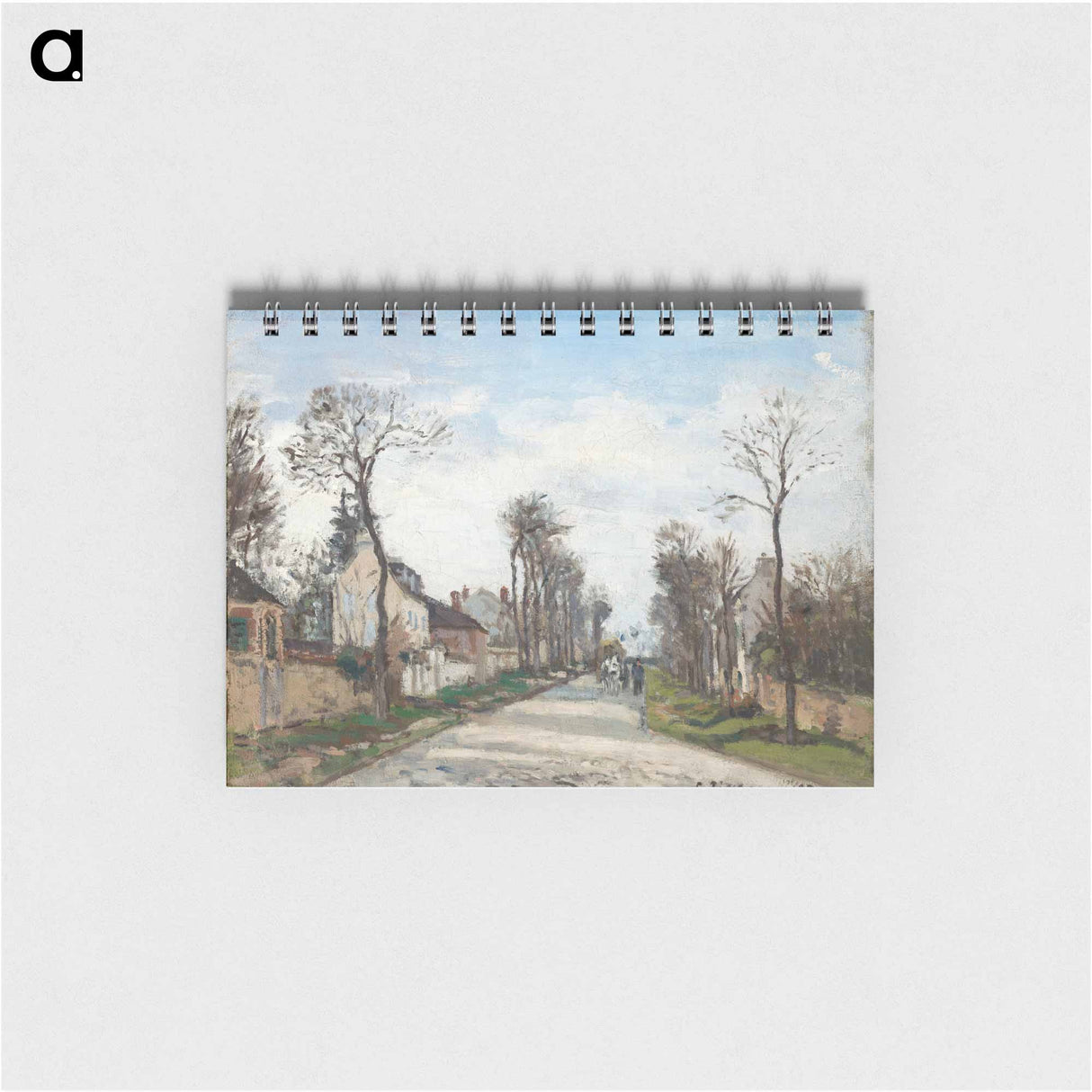 Versailles road, Louveciennes - カミーユ ピサロ Memo.