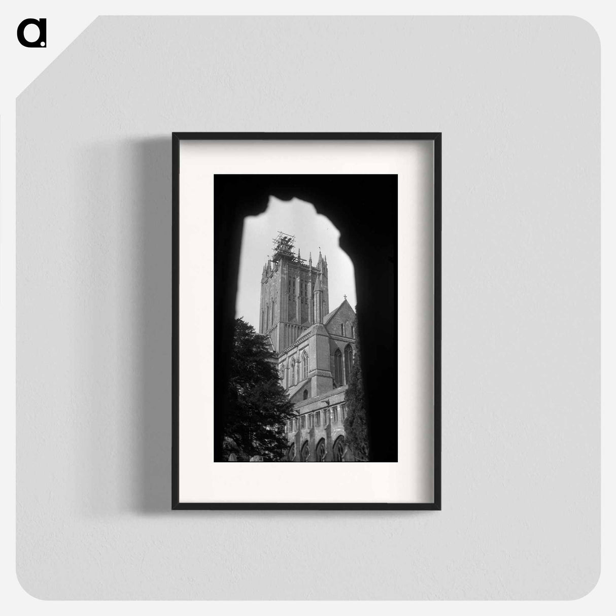 Church building, Somerset - エリック リー ジョンソン Poster.