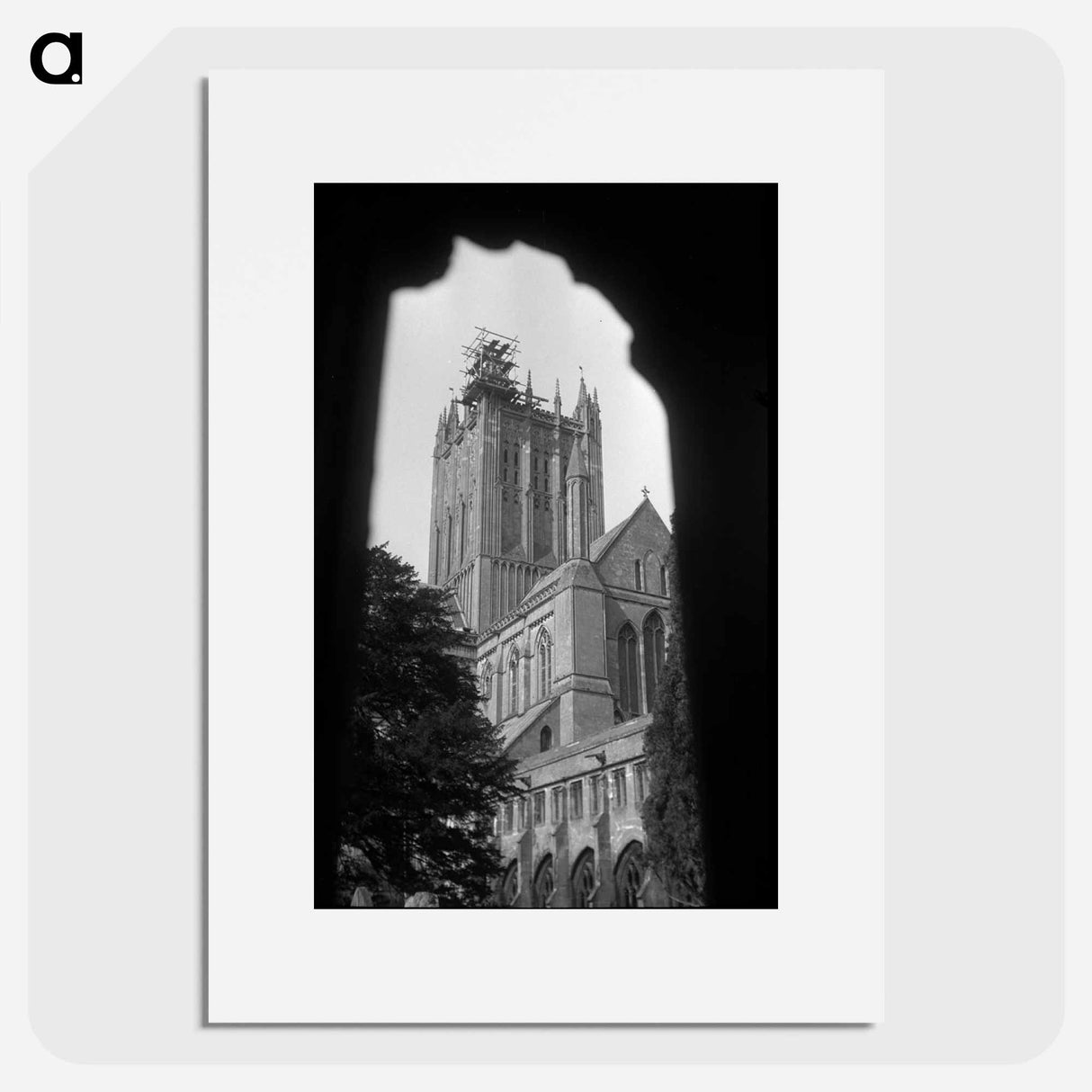 Church building, Somerset - エリック リー ジョンソン Poster.